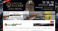 Desktop Screenshot of cacciainfiera.it